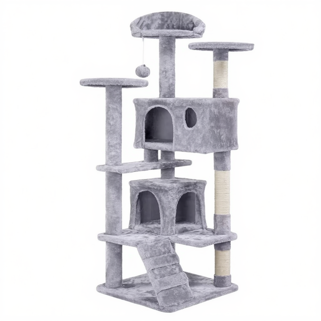 arbre-a-chat-maine-coon-gris