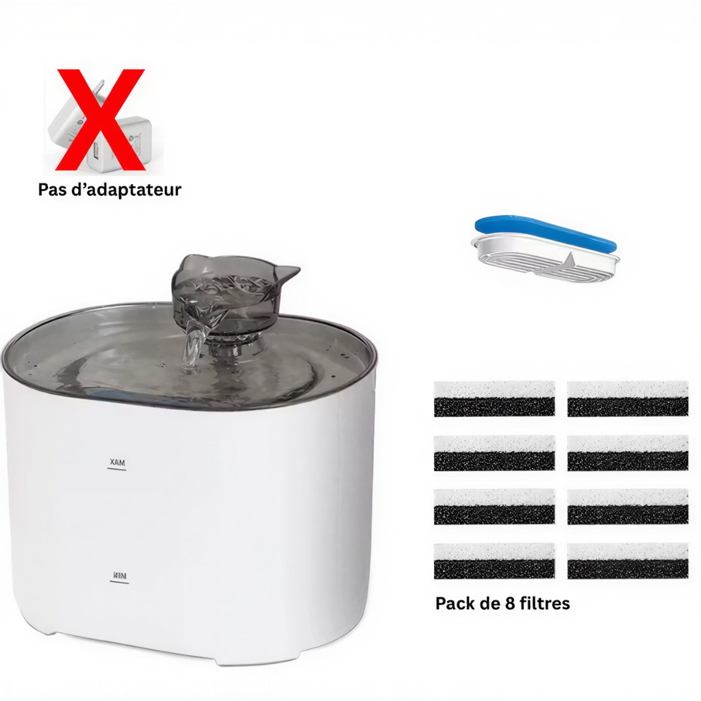 fontaine-a-eau-pour-chat-blanc-avec-filtres