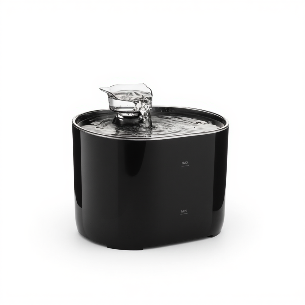 fontaine-a-eau-pour-chat-noir